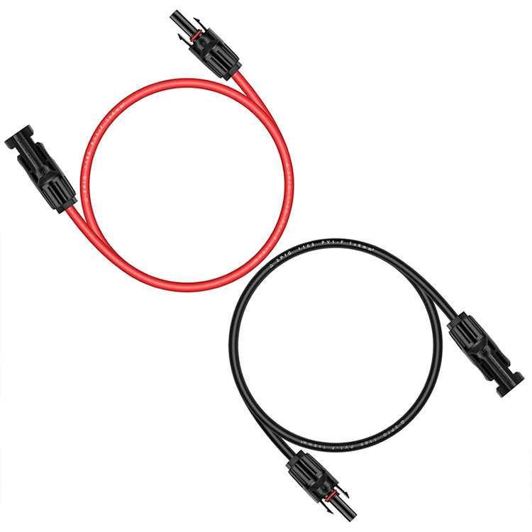 3Ft 10AWG Cable Photovoltaic ee Xakamaynta Kharashka Qorraxda