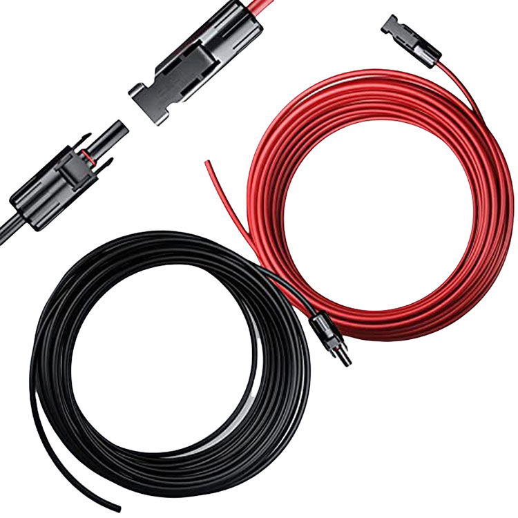 Baabuurka Ka-baxsan Qorraxda Setup 12AWG Xidhiidhiyaha Siliga